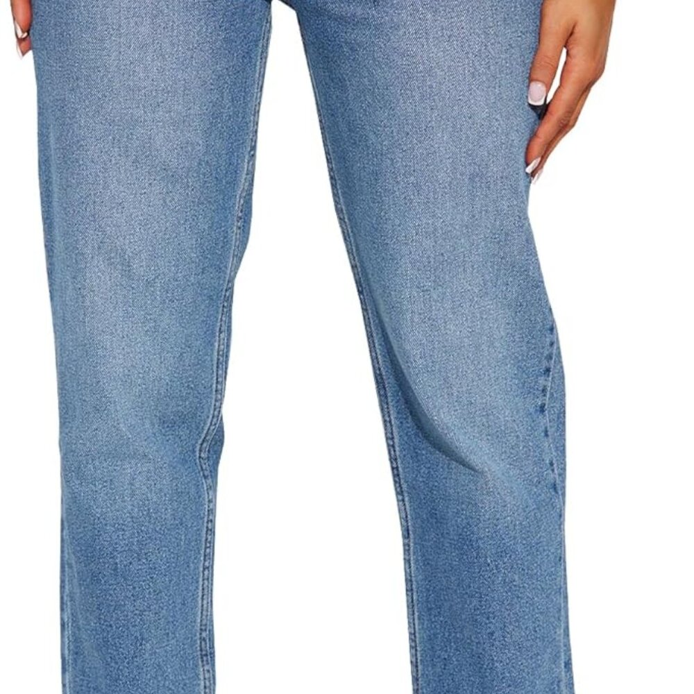 Women's Boyfriend Jeans Stretchy Ripped Distressed Denim Mom Jean Pants